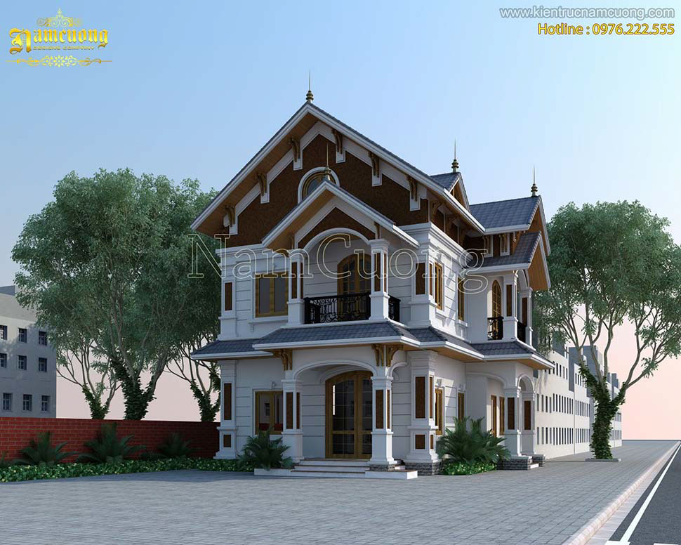 thiet-ke-biet-thu-2-tang-tan-co-dien