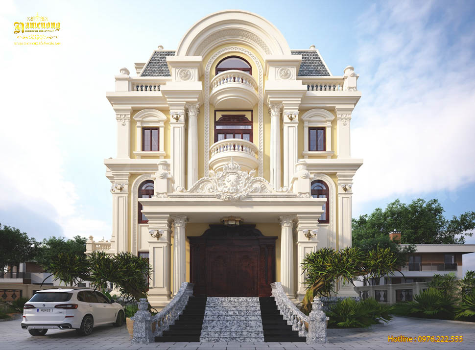 Mẫu thiết kế biệt thự cổ điển tại Bình Định