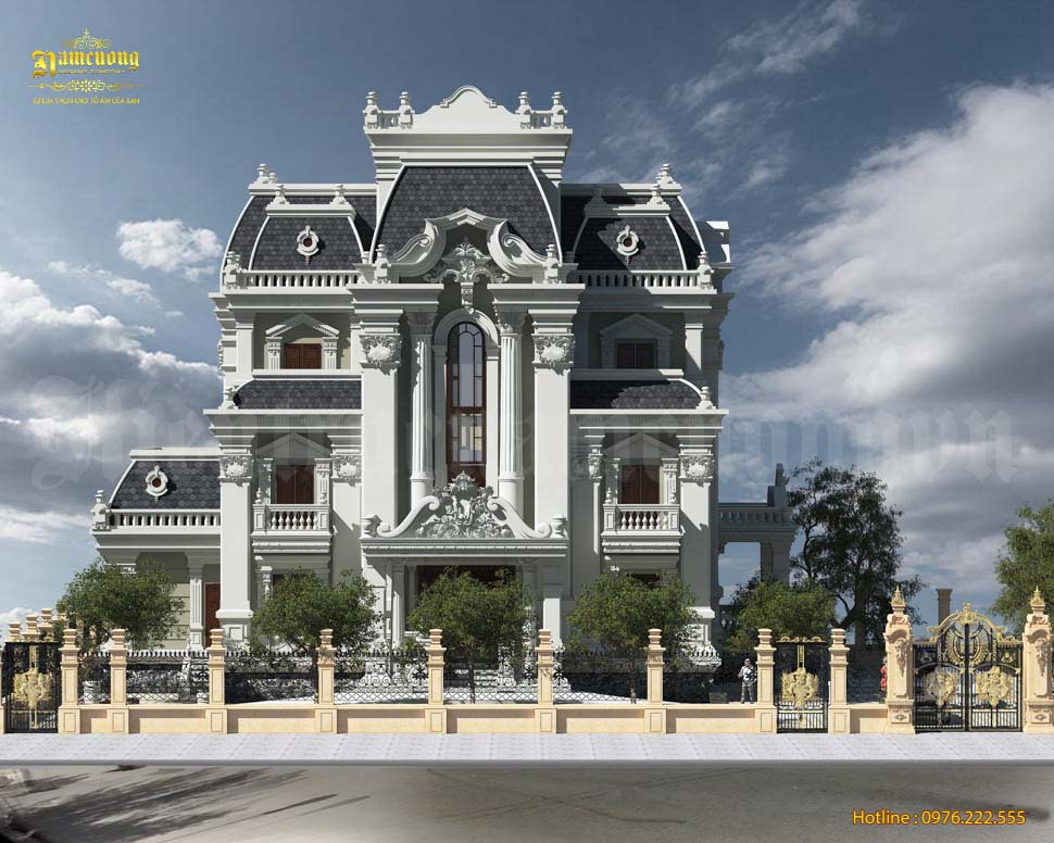 Vẻ đẹp sang trọng và bế thế của công trình biệt thự cổ điển tại Hà Nam
