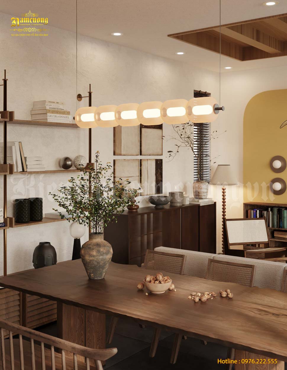 Mẫu thiết kế nội thất biệt thự mini 10x10 phong cách minimalist thiết kế bởi Kiến Trúc Nam Cường 