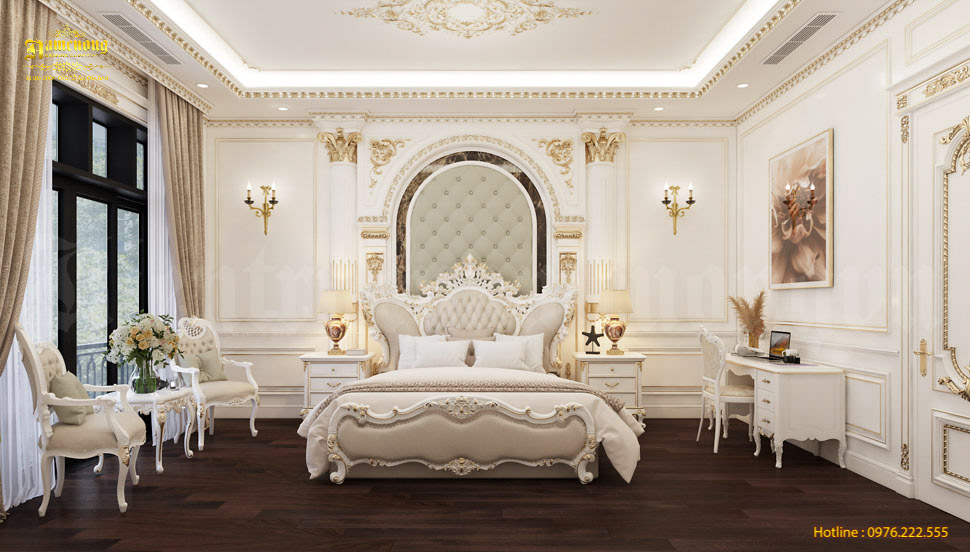 Mẫu thiết kế không gian phòng ngủ mang vẻ đẹp hài hòa, ấm áp
