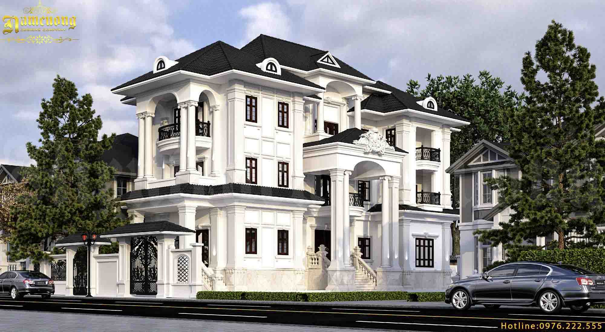 Biệt thự tân cổ điển được thiết kế bởi Kiến trúc Nam Cường 