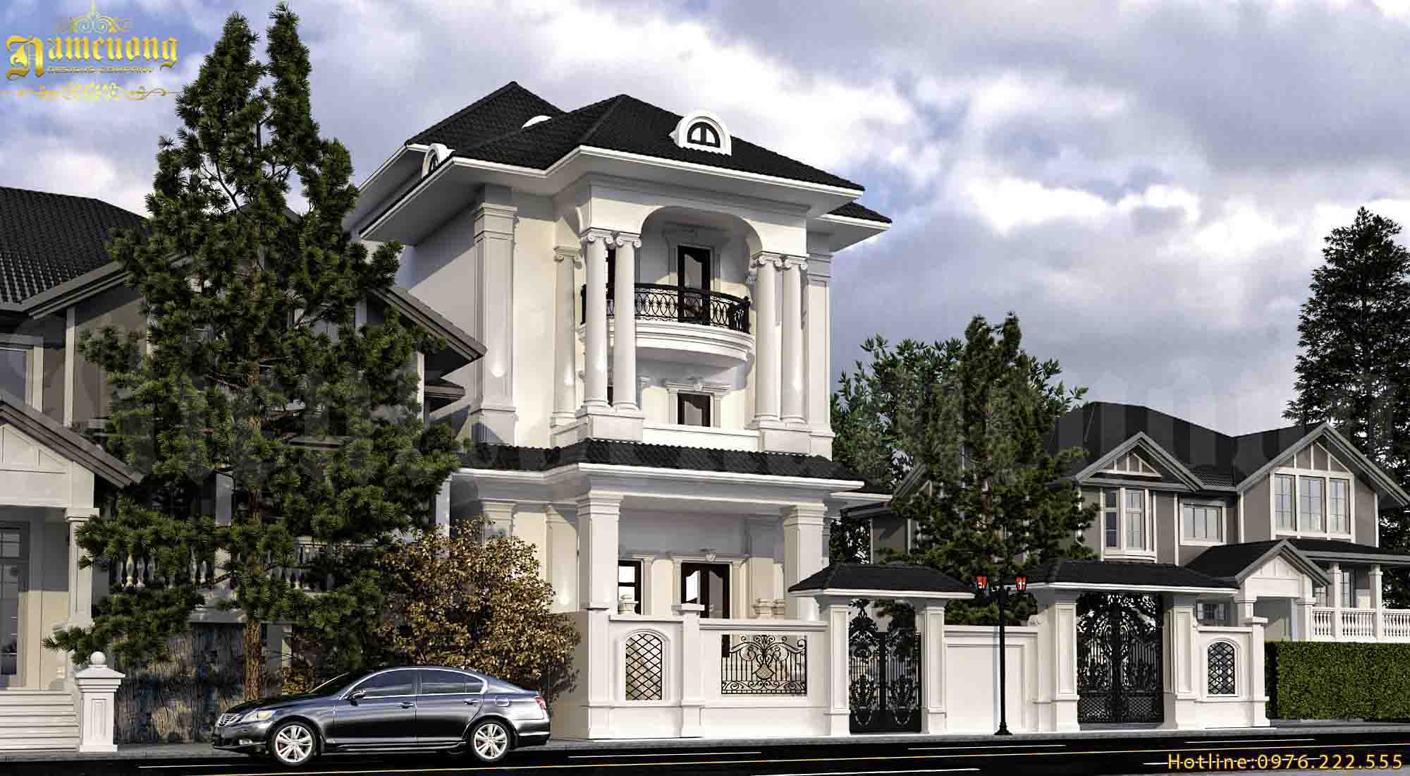 Biệt thự tân cổ điển được thiết kế bởi Kiến trúc Nam Cường