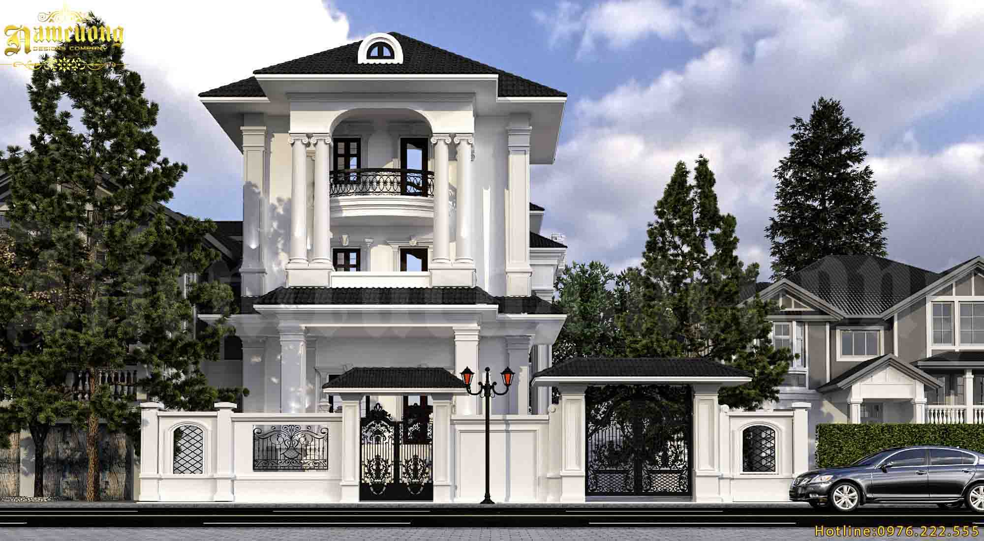 Biệt thự tân cổ điển được thiết kế bởi Kiến trúc Nam Cường