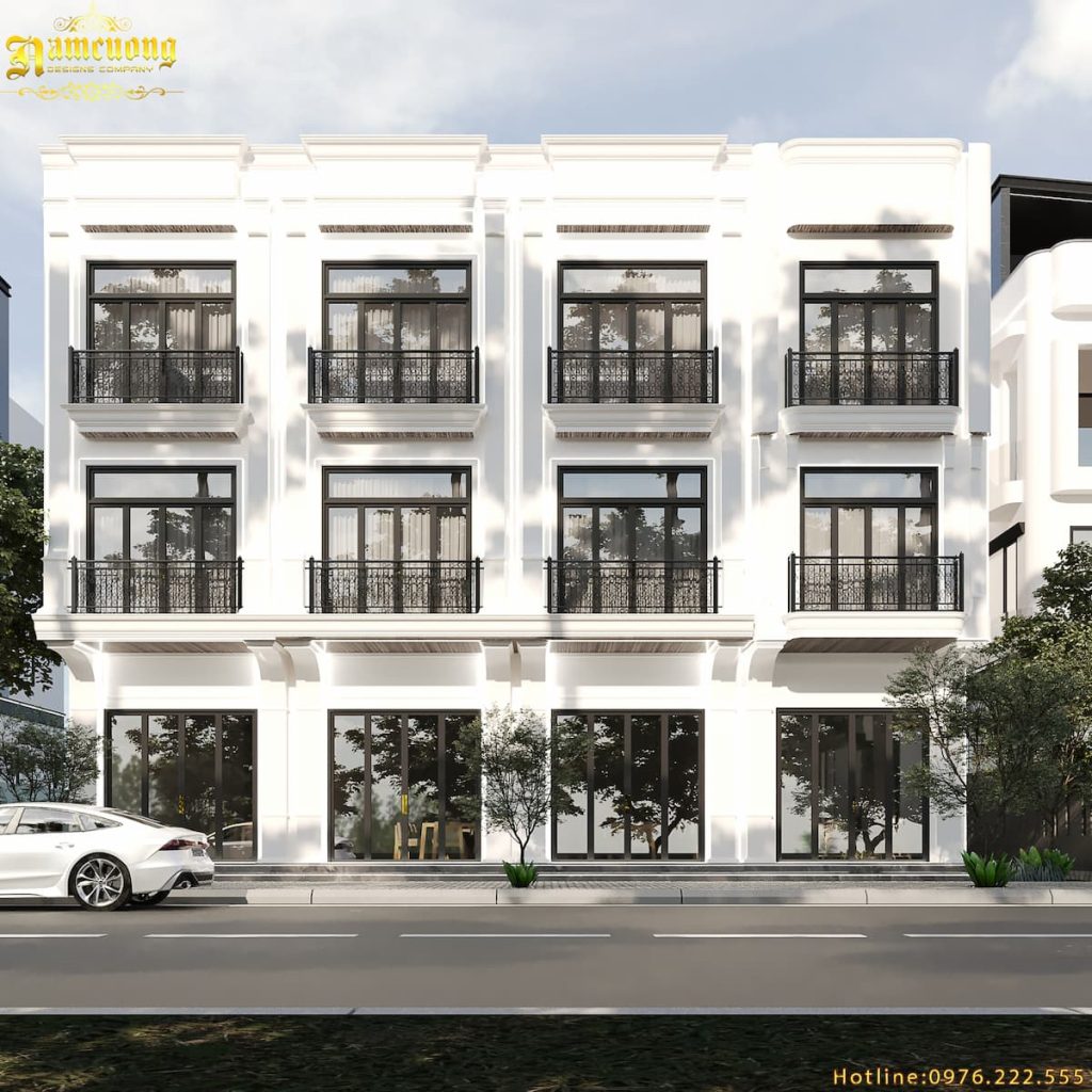 Dự án nhà ống hiện đại 3 tầng