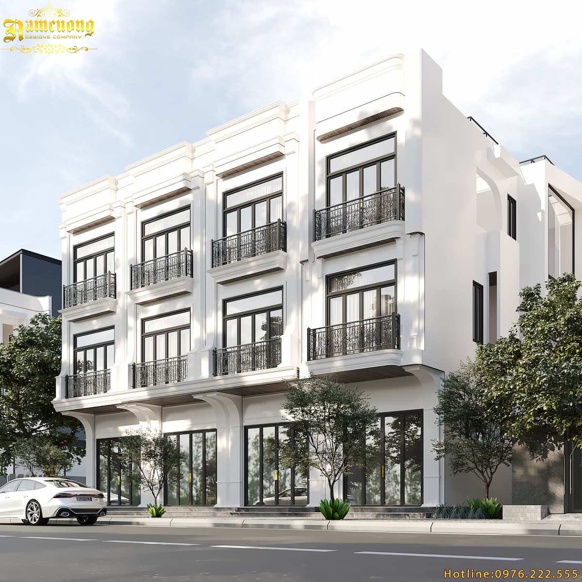 Dự án nhà ống hiện đại 3 tầng tại Hải Phòng