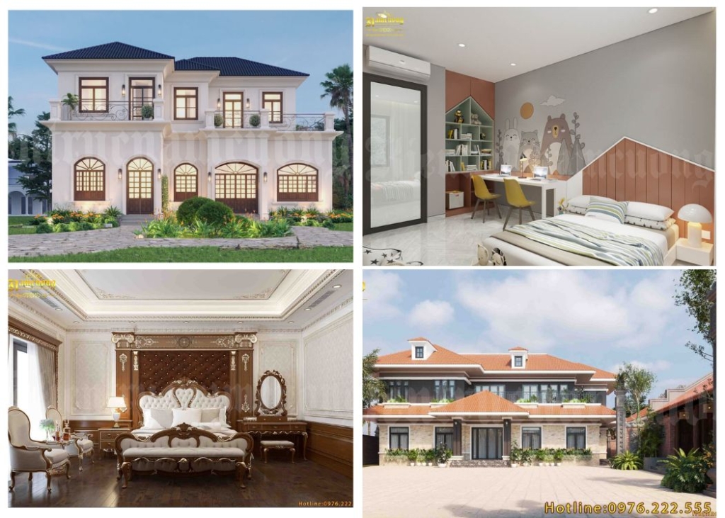 Biệt thự 2 tầng 4 phòng ngủ