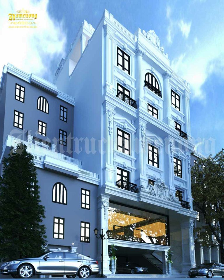 khách sạn tân cổ điển đẹp 6 tầng