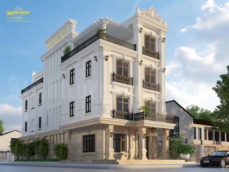 Thiết kế khách sạn 2 sao 2 mặt tiền