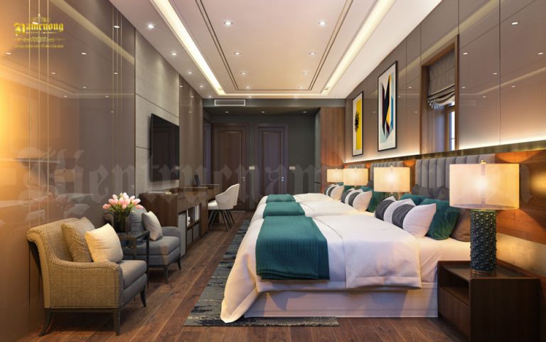 Thiết kế khách sạn 2 sao 2 mặt tiền