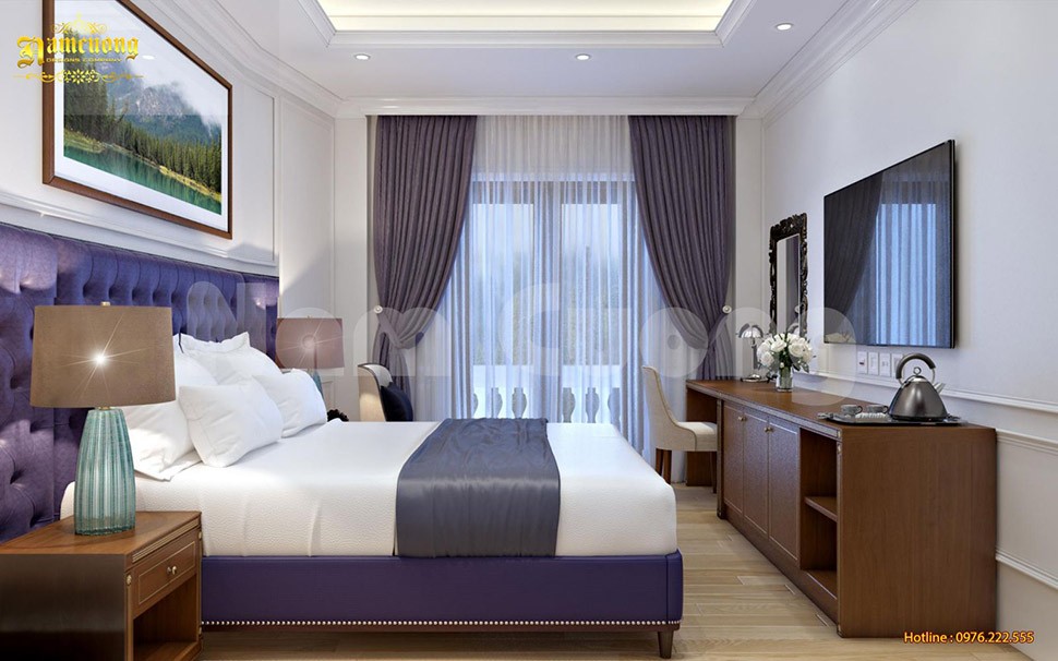 thiết kế phòng ngủ khách sạn