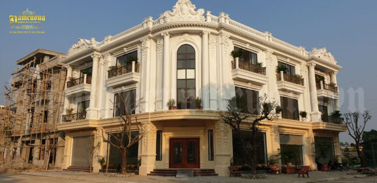 thi công biệt thự 2 mặt tiền