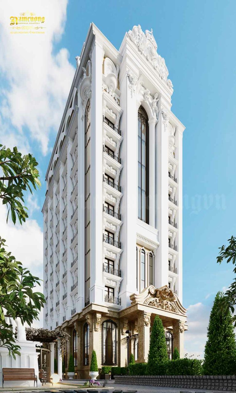 Thiết kế khách sạn 11 tầng tại Hải Phòng