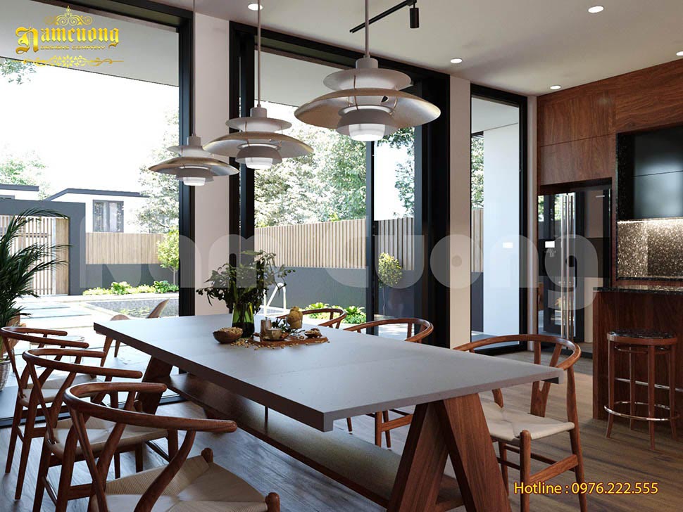 thiết kế nội thất biệt thự hiện đại