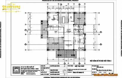 Tư vấn thiết kế biệt thự 3 tầng 4 phòng ngủ cho