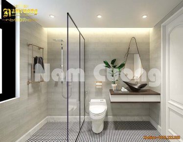 Hoàn thiện mẫu thiết kế biệt thự mặt tiền 6m m
