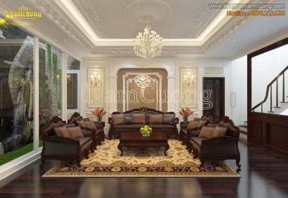 Đẹp ngất ngây với mẫu biệt thự phố cổ điển