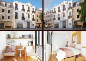 thiết kế biệt thự phố mặt tiền 10m