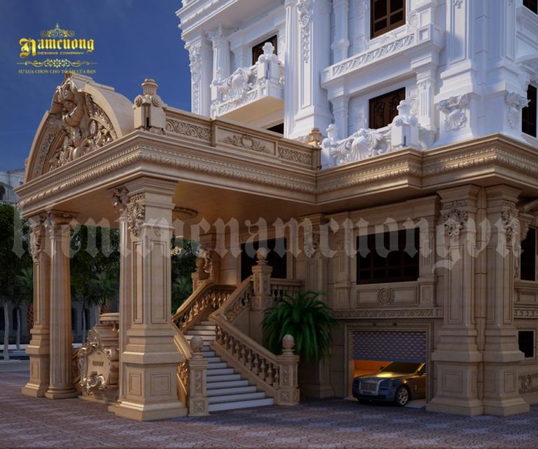 Thiết kế biệt thự 300m2 cổ điển tại Sài Gòn - C