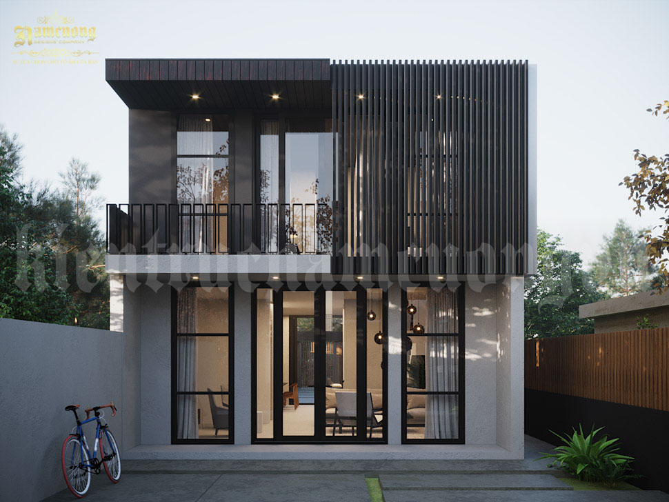 Mẫu biệt thự nhà vườn 1 tầng hiện đại thiết kế bởi Kiến trúc Nam Cường