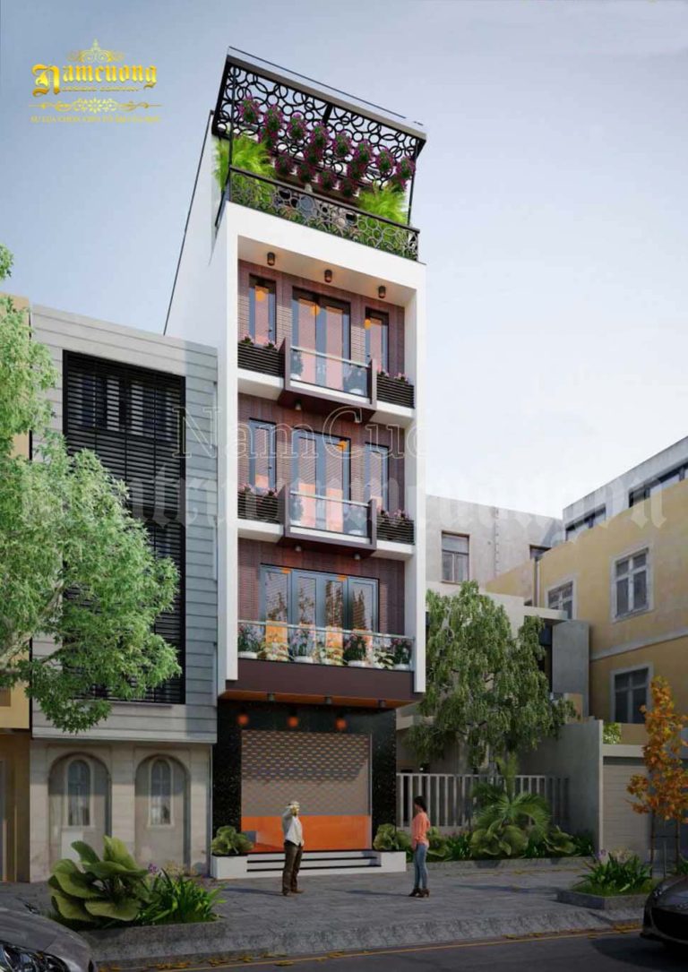 Thiết kế nhà phố hiện đại 4