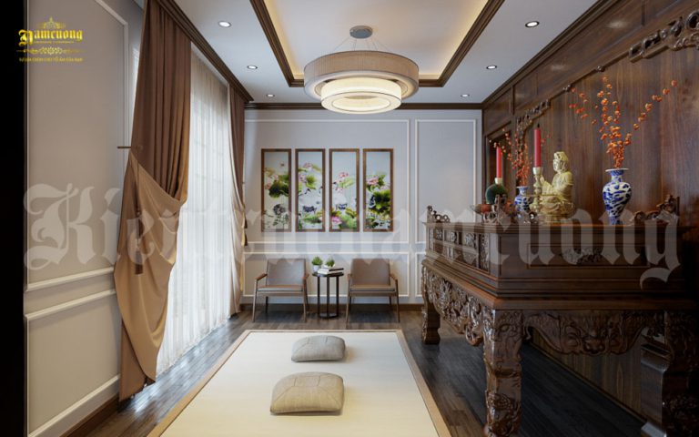 Mẫu thiết kế nội thất biệt thự 100m2 ấn tượng