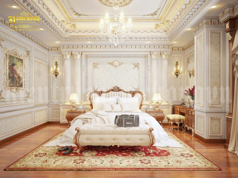 Thiết kế nội thất biệt thự châu Âu cổ điển t