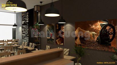 Mẫu nội thất quán cafe hiện đại đẹp mê mẩn