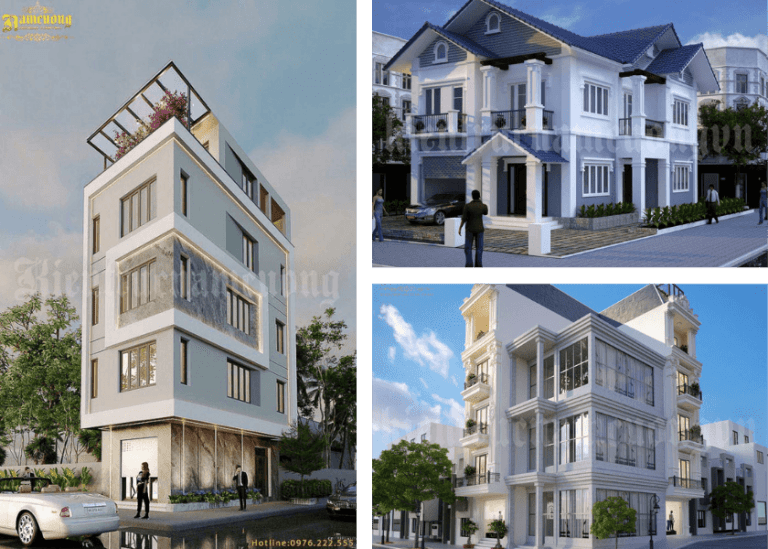 Thiết kế nhà phố 2 mặt tiền