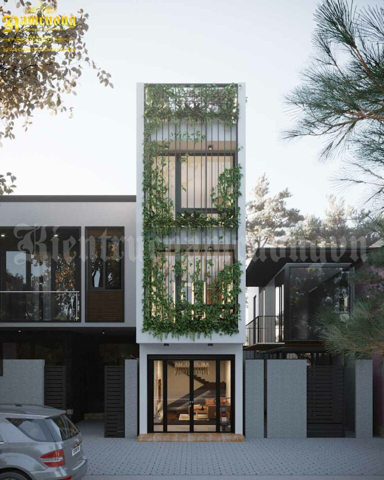 thiết kế nhà phố hướng tây