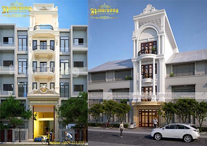 Thiết kế nhà phố mặt tiền 7m uy tín