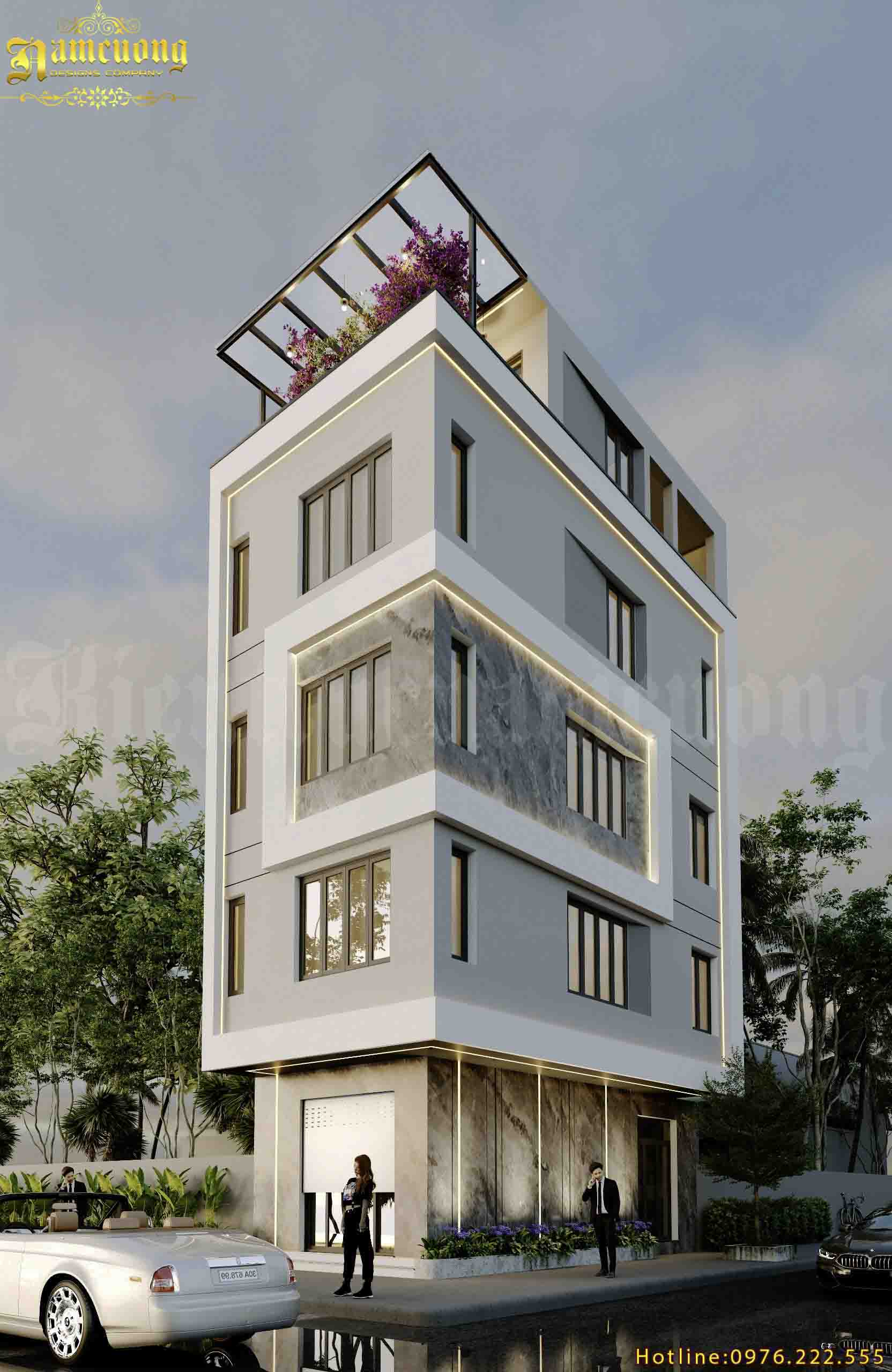 Mẫu shophouse 2 mặt tiền tối ưu kinh doanh