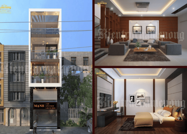 Thiết kế mẫu nhà phố hiện đại 5x20m đẹp tại Hà Nội