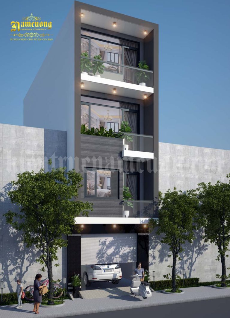 Mẫu thiết kế nhà phố 5x17m đẹp tại Hải Phòng -