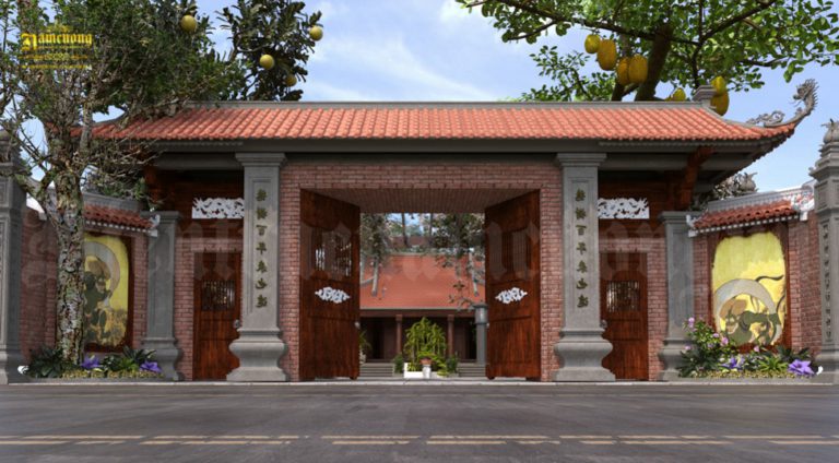 Thiết kế cổng nhà thờ tổ