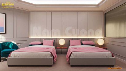 thiết kế phòng ngủ khách sạn mini