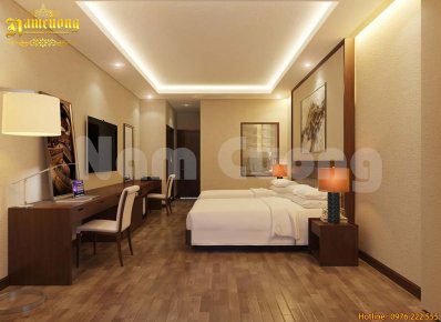 thiết kế phòng ngủ khách sạn mini