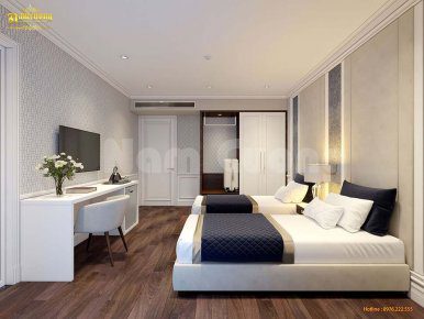 thiết kế phòng ngủ khách sạn mini