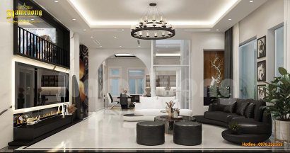Mẫu biệt thự hiện đại 200m2 đẹp