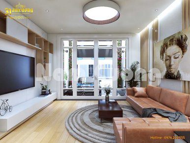 Nhà phố 6 tầng có sân trước chuẩn xu hướng thiết kế 2021
