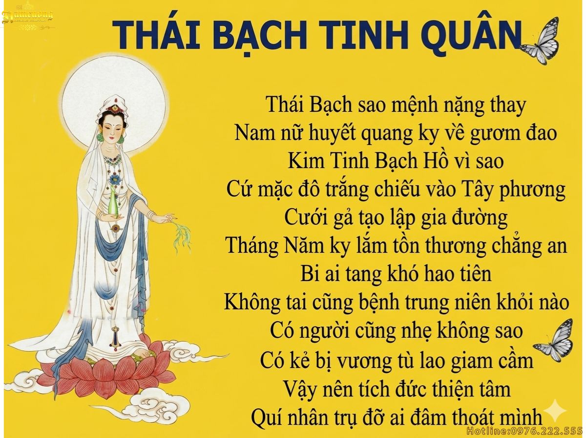 Thái Bạch tinh quân 2026