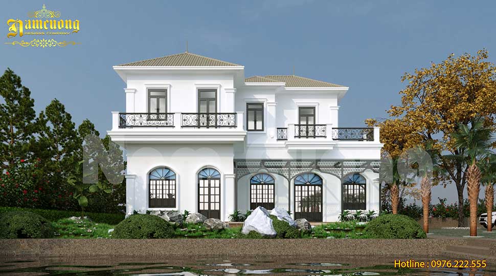 Biệt thự 2 tầng mái Nhật