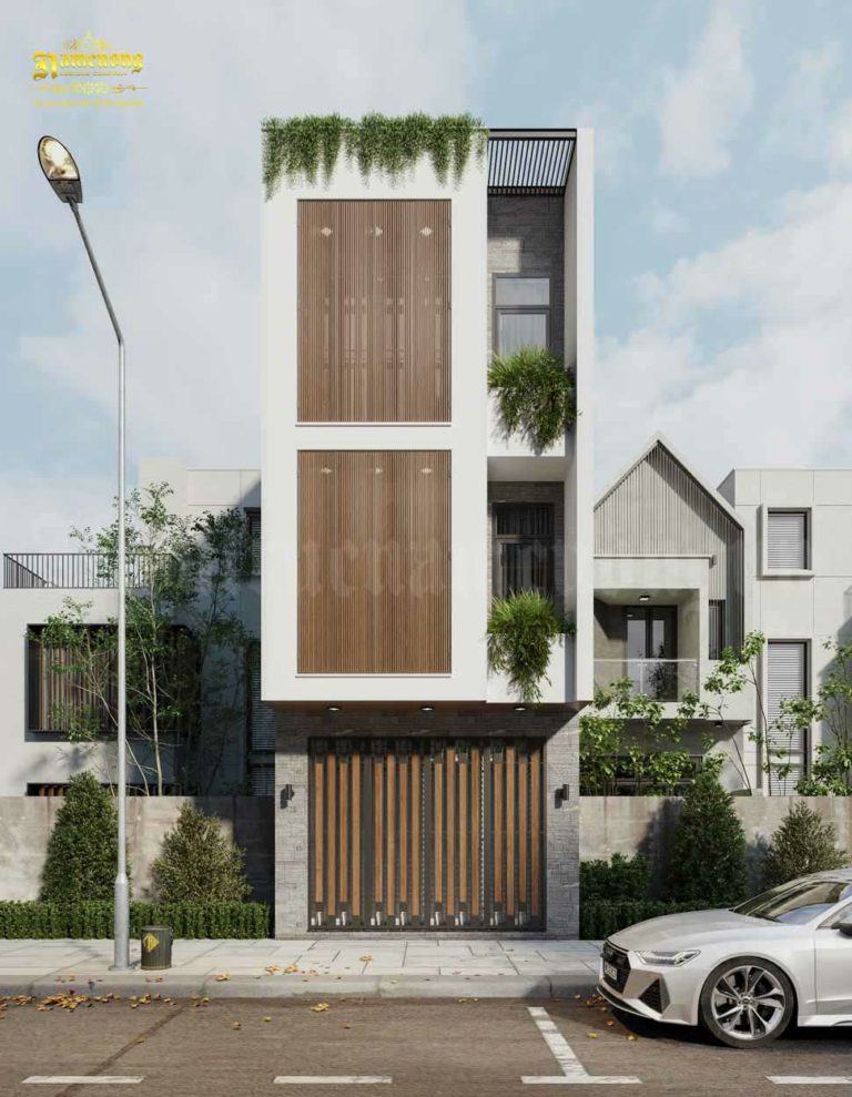 mẫu thiết kế nhà phố 4