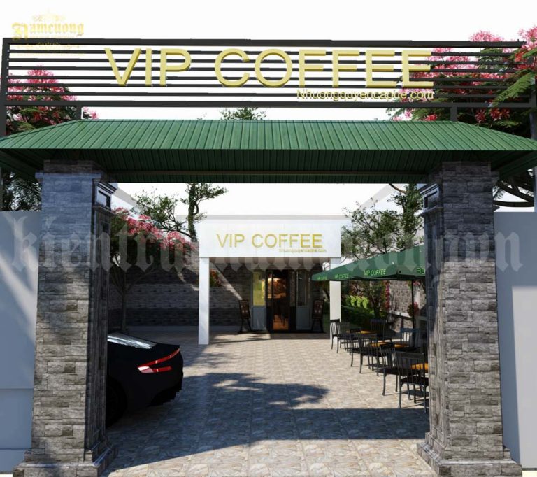 Thiết kế cafe sân vườn giá rẻ tại Hải Phòng