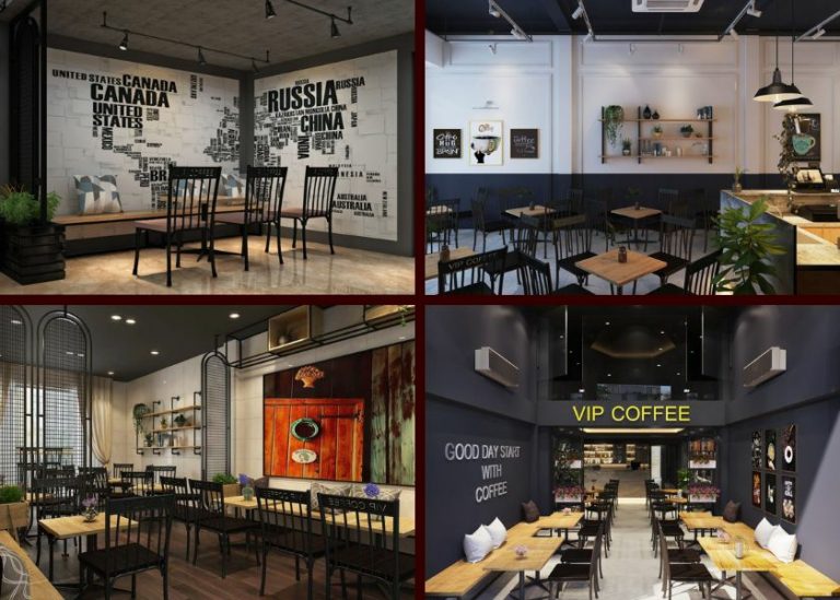 Thiết kế quán cafe nhỏ