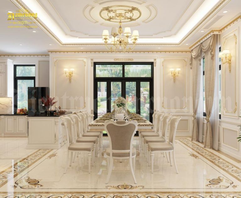 thiết kế nội thất biệt thự vinhome marina