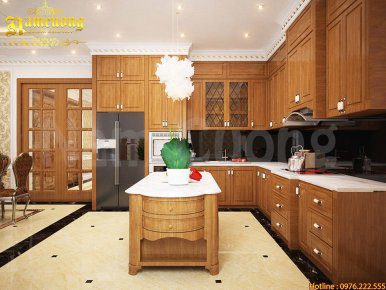 Thiết kế nội thất gỗ cho biệt thự đẳng cấp