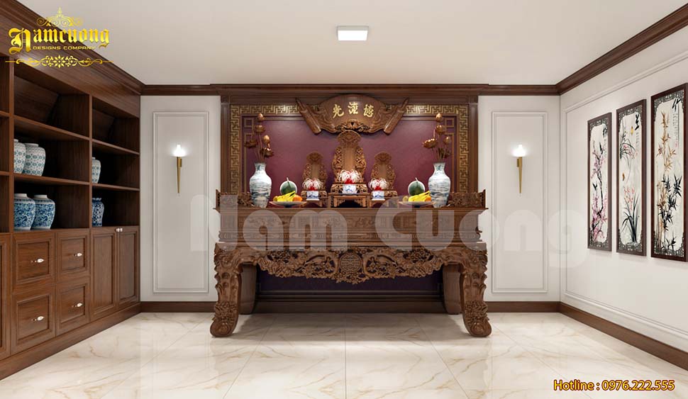 Mẫu bàn thờ truyền thống