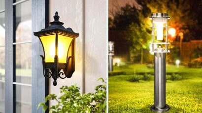 đèn sân vườn cổ điển