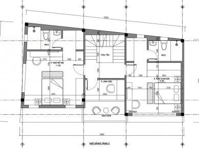 Thiết kế nhà 3 tầng hiện đại 12x7m tại Hải Phòng